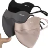 The three-color silicone reusable sun protection mask is soft, skin-friendly, breathable and dust-proof Item Picture